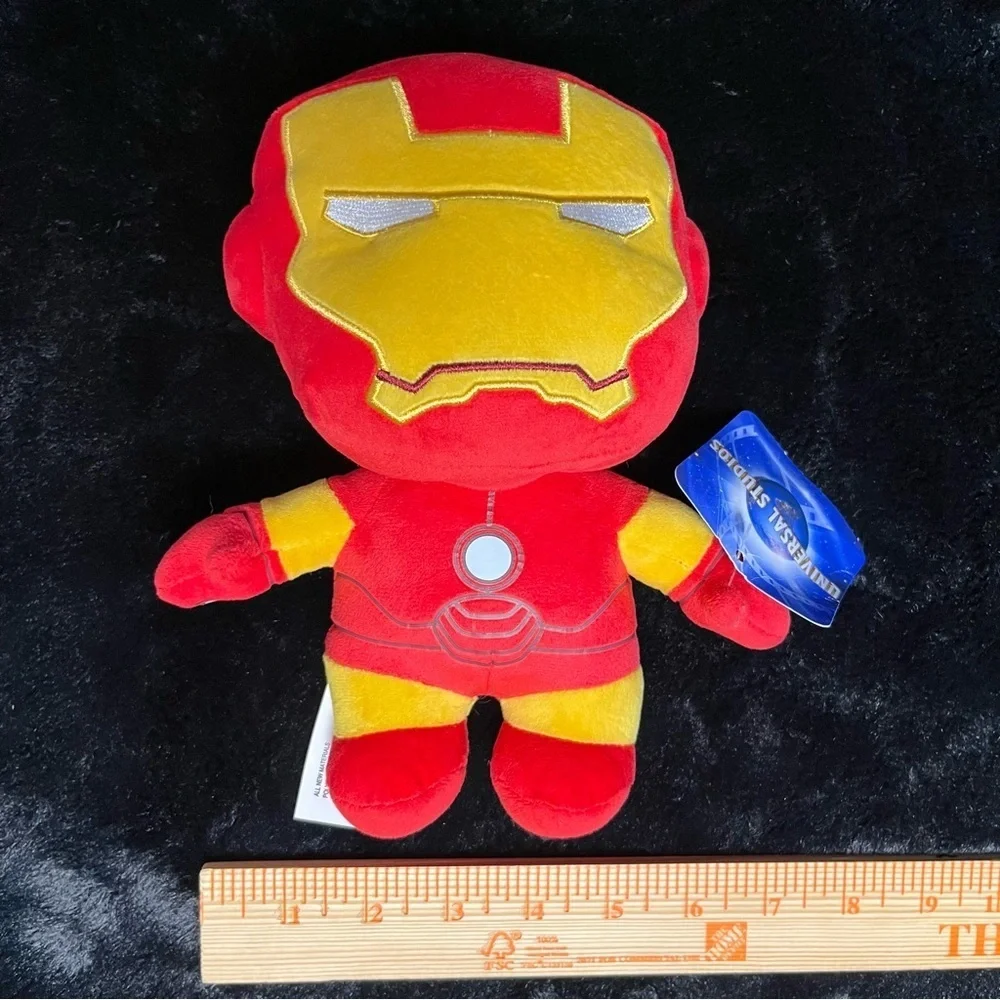 Marvel Iron Man Plush Toy 9” - Red and Yellow Universal Studios New